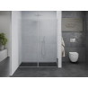 Mexen Pretoria Duo hinged duššiuksed 150 cm, läbipaistev, kroom - 852-150-000-02-00