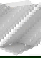 Mexen Lunar Duschkabine Schwenktür links 85 x 80 cm, transparent, gebürstetes Nickel - 834-085-080-97-00-L