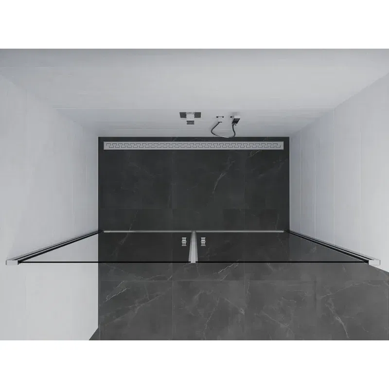 Mexen Pretoria Duo porte de douche pivotantes 180 cm, transparent, chrome - 852-180-000-02-00