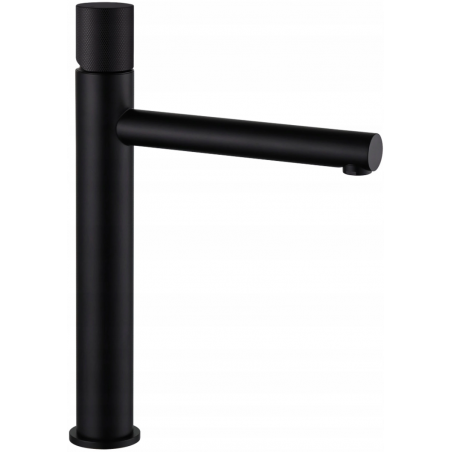 Mexen Elba One tall black washbasin faucet - 74111-70