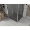 Mexen Lima kokkupandav dušinurk 70 x 70 cm, grafiit, kroom - 856-070-070-01-40