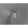 Mexen Lunar-B L cabine de douche pivotante gauche 70 x 70 cm, transparent, chrome - 832L-070-070-01-00-L