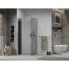 Mexen Lima folding shower cabin 70 x 70 cm, graphite, chrome - 856-070-070-01-40