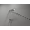 Mexen Lunar-B L cabine de douche pivotante gauche 70 x 70 cm, transparent, chrome - 832L-070-070-01-00-L