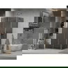 Mexen Lima folding shower enclosure 70 x 110 cm, graphite, chrome - 856-070-110-01-40