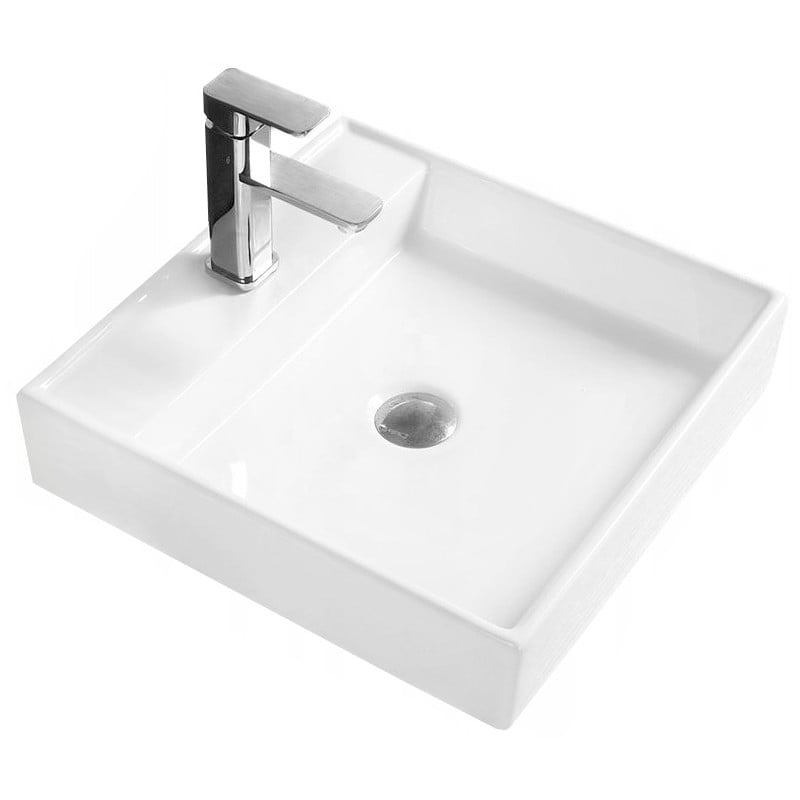 Mexen Blanca pöytätasolle asennettava pesuallas 44 x 44 cm, valkoinen - 21624400