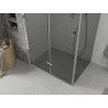 Mexen Lima sklopiva tuš kabina 80 x 120 cm, grafit, krom - 856-080-120-01-40