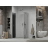 Mexen Lima sklopiva tuš kabina 80 x 120 cm, grafit, krom - 856-080-120-01-40