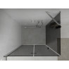 Mexen Lima zložljiva pršna kabina 80 x 120 cm, grafit, krom - 856-080-120-01-40