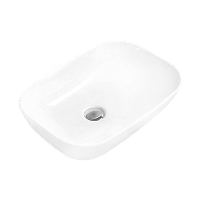 Mexen Luna opbouwwastafel 50 x 35 cm, wit - 21635000