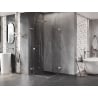 Mexen Lunar-F Duo zusammenklappbare Duschkabine 70 x 70 cm, transparent, Chrom - 836-070L-070P-01-00
