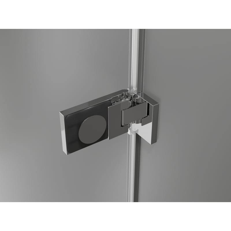 Mexen Lunar-F Duo kokkuvolditav dušinurk 85 x 85 cm, läbipaistev, kroom - 836-085L-085P-01-00