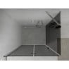 Mexen Lima faltbare Duschkabine 100 x 90 cm, Graphit, Chrom - 856-100-090-01-40