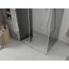 Mexen Lima faltbare Duschkabine 100 x 90 cm, Graphit, Chrom - 856-100-090-01-40