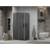Mexen Lima faltbare Duschkabine 100 x 90 cm, Graphit, Chrom - 856-100-090-01-40