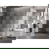 Mexen Lunar-F Duo vouwdeur douchecabine 90 x 90 cm, transparant, chroom - 836-090L-090P-01-00
