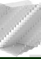 Mexen Lunar-F Duo opvouwbare douchecabine 100 x 95 cm, transparant, chroom - 836-100L-095P-01-00