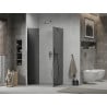 Mexen Lima inklapbare douchecabine 100 x 110 cm, grafiet, chroom - 856-100-110-01-40