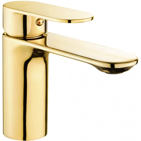 Mexen Milo washbasin tap, gold - 71300-50