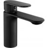 Mexen Milo washbasin faucet, black - 71300-70