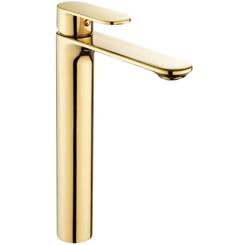 Mexen Milo grifo de lavabo alto, dorado - 71310-50
