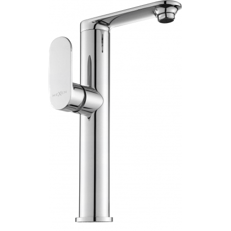 Mexen Milo rubinetto del lavabo alto con maniglia laterale, cromo - 71315-00
