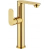 Mexen Milo high basin mixer with side handle, gold - 71315-50