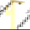 Mexen Milo rubinetto lavabo alto con maniglia laterale, oro - 71315-50