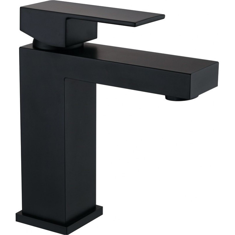 Mexen Cube grifo de lavabo, negro - 72900-70