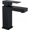 Mexen Cube robinet de lavabo, noir - 72900-70