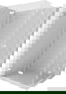 Mexen Lunar-F Duo zložljiva tuš kabina 100 x 80 cm, prozorna, bela - 836-100L-080P-20-00