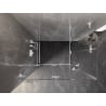 Mexen Lunar-F Duo faltbare Duschkabine 100 x 80 cm, transparent, weiß - 836-100L-080P-20-00