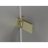 Mexen Lunar-F Duo cabine de douche pliante 85 x 75 cm, transparent, or - 836-085L-075P-50-00