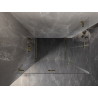 Mexen Lunar-F Sklopiva duo tuš kabina 100 x 70 cm, prozirna, zlatna brušena - 836-100L-070P-55-00