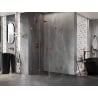 Mexen Lunar-F Duo Falt-Duschkabine 70 x 70 cm, transparent, Roségold - 836-070L-070P-60-00