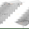 Mexen Lunar-F Duo opvouwbare douchecabine 85 x 75 cm, transparant, rosegoud - 836-085L-075P-60-00