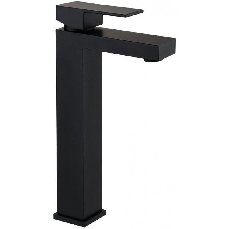 Mexen Cube rubinetto lavabo alto, nero - 72910-70