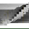 Mexen Kioto douchewand Walk-in 120 x 200 cm, transparant 8 mm, goud - 800-120-101-50-00