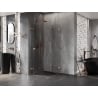 Mexen Lunar-F Duo cabine de douche pliante 80 x 80 cm, transparent, cuivre brossé - 836-080L-080P-65-00