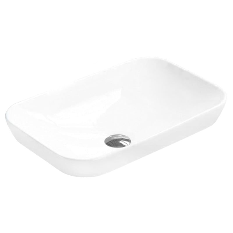 Mexen Nina lavatório embutido no tampo 51 x 33 cm, branco - 21665100