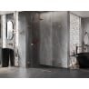 Mexen Lunar-F Duo cabine de douche pliante 100 x 80 cm, transparent, cuivre brossé - 836-100L-080P-65-00