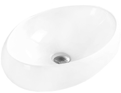 Mexen Silvia countertop washbasin 60 x 40 cm, white - 21686000