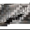 Mexen Lunar-F Duo Faltbare Duschkabine 100 x 100 cm, transparent, gebürstetes Kupfer - 836-100L-100P-65-00