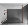 Mexen Kioto Walk-in zid za tuširanje 90 x 200 cm, proziran 8 mm, ružičasto zlato - 800-090-101-60-00