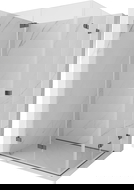 Mexen Lunar-F Δίπλη καμπίνα ντους αναδιπλούμενη 100 x 70 cm, διαφανής,