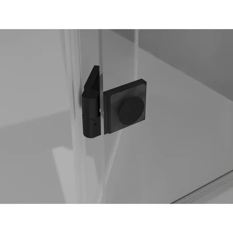 Mexen Lunar-F Duo cabine de douche pliante 80 x 70 cm, transparent, noir - 836-080L-070P-70-00