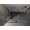 Mexen Lunar-F Duo Duschkabine klappbar 90 x 75 cm, transparent, schwarz - 836-090L-075P-70-00