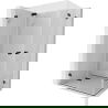 Mexen Lunar-F Duo vouwbare douchecabine 90 x 80 cm, transparant, zwart - 836-090L-080P-70-00