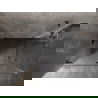 Mexen Lunar-F Duo opvouwbare douchecabine 80 x 75 cm, transparant, gun metal - 836-080L-075P-95-00