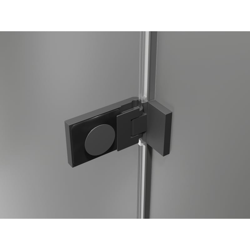 Mexen Lunar-F Duo cabine de douche pliante 85 x 85 cm, transparent, métal pistolet - 836-085L-085P-95-00